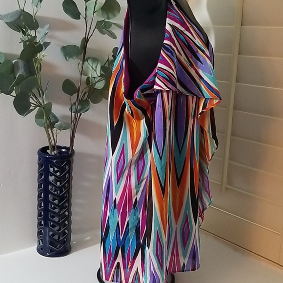 Nicole by Nichole Miller XL Ruffle Blouse (G-8) - Picture 3 of 6